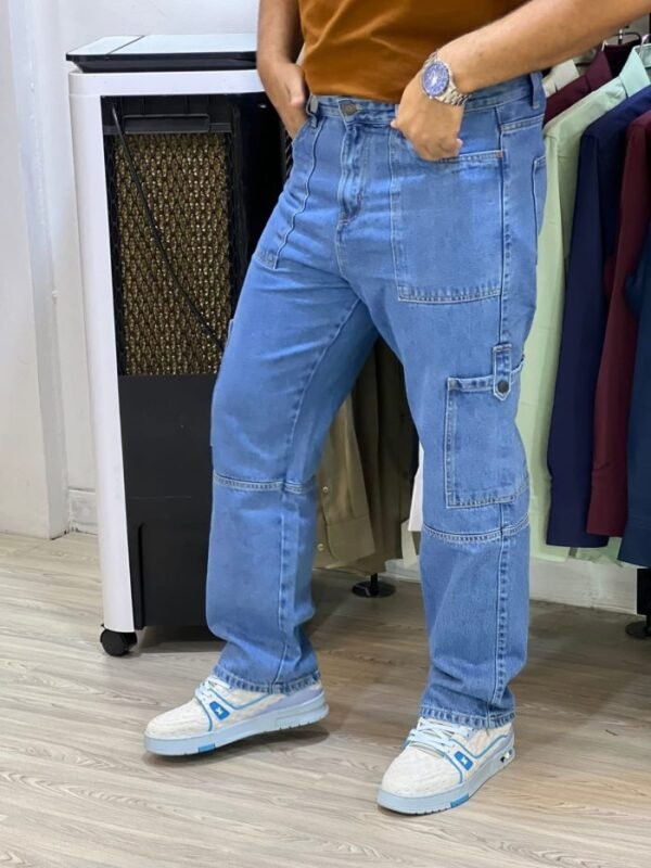 Men’s Buggy Denim Jeans – Stylish & Comfortable