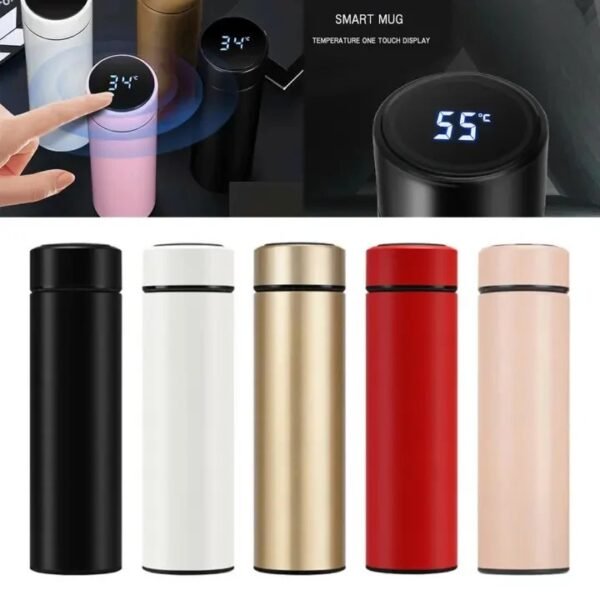 Smart LED Temperature Display Thermos Flask – 500ml