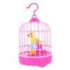 Baby Birds Toys, Singing & Chirping Bird in a Cage – Blue | TOYANDONA
