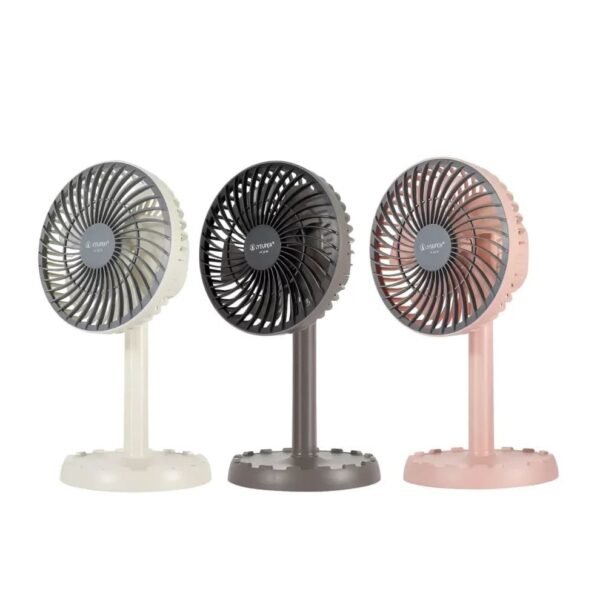 JYSUPER JY-2218 Mini Charger Fan 4000mAh Battery এক চার্জে চলবে 10 ঘণ্টা