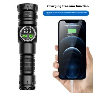 GearUP K60 Rechargeable Flashlight 10W COB + LED Torchlight