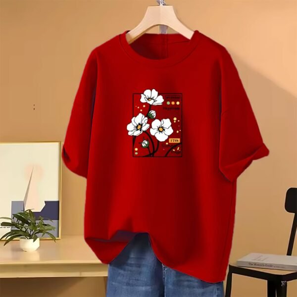Drop Shoulder T-shirt For Women's