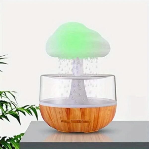 Rain Cloud Night Light Humidifier with Raining Water Drop Sound Oil Diffuser for Bedroom