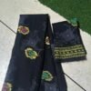 Pure jorjet with digital print saree and blouse unstitched