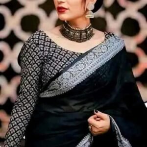 হাল্ফসিল্ক জবা ফুল পাইর শাড়ী -১২+ হাত শাড়ী