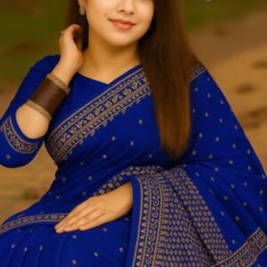 Orginal Screen print saree code 451