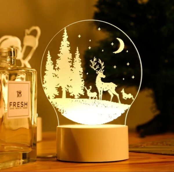 IMG-0734 3D deer lamp
