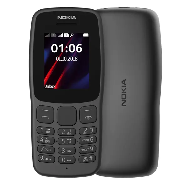 Nokia 106 black new