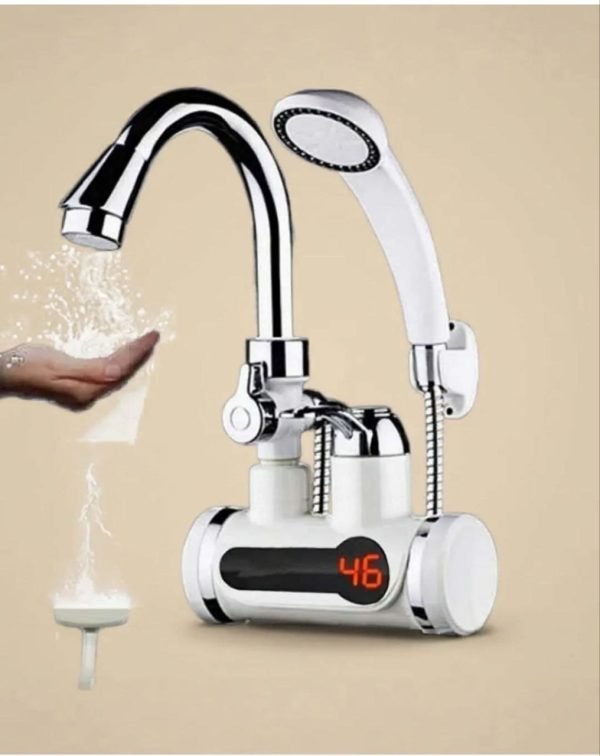 Instant water heater tap and hand shower