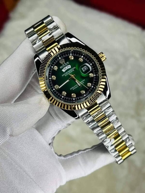 Gold Quartz Watch For Men