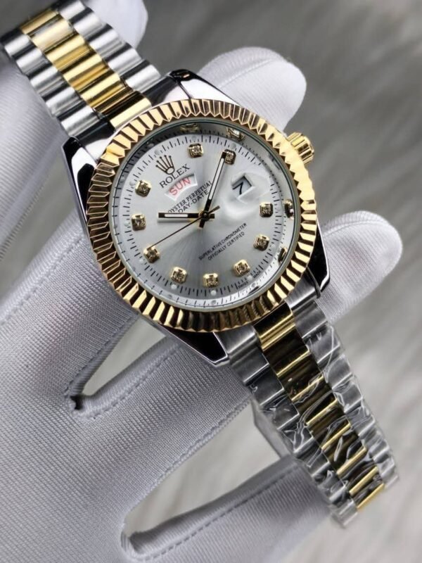Gold Quartz Watch For Men