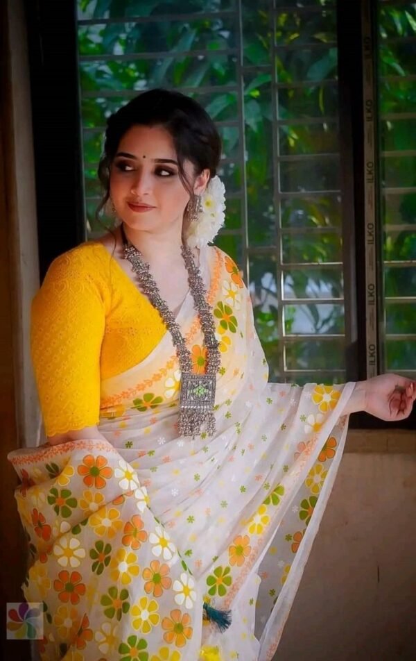 1723477882_L_1 Skin Print Resmi Silk Sharee with Blouse Piece