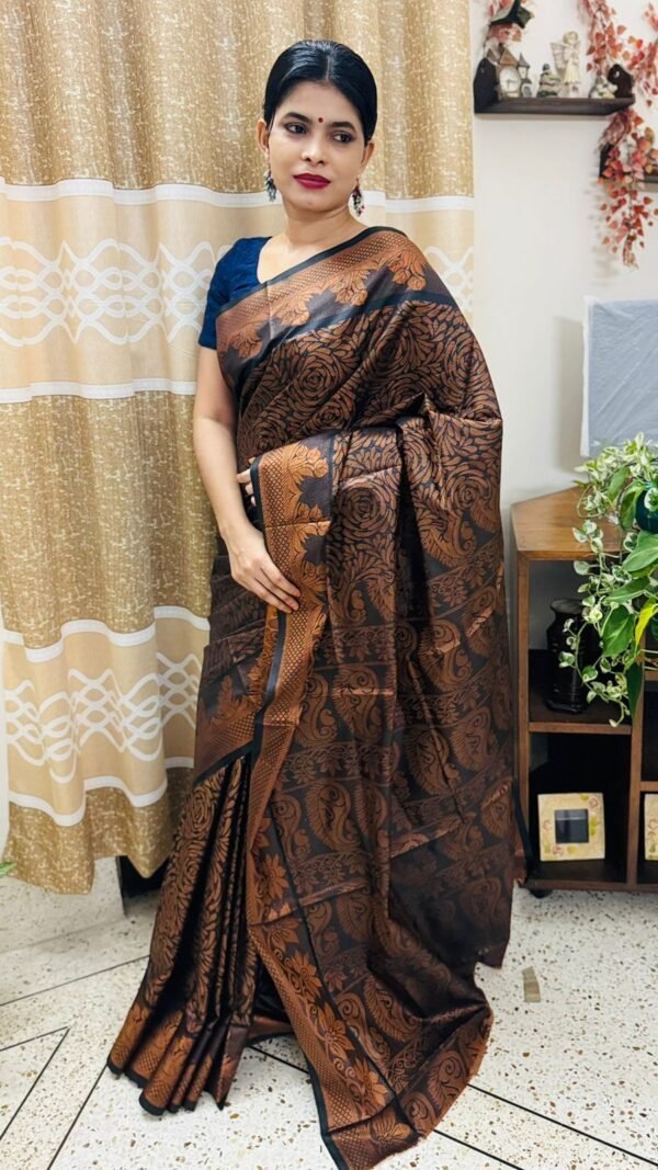 সিল্ক কাতান শাড়ি