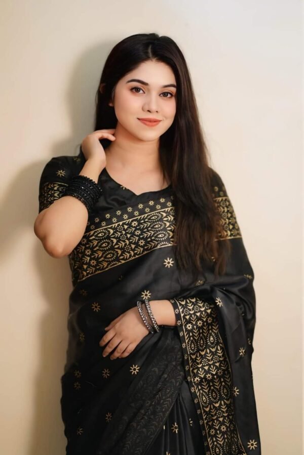 প্রিমিয়াম জাপানি সিল্ক শাড়ি (Blouse Piece সহ) ✨🚚 সারাদেশে ফ্রি হোম ডেলিভারি