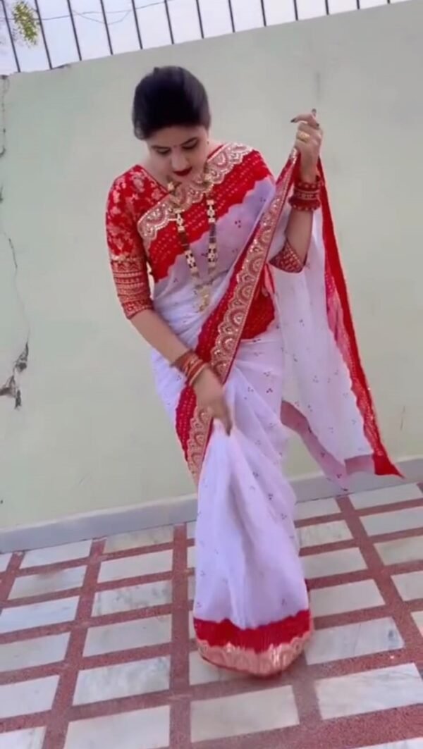 Makhon Jorget Sequence Work Saree