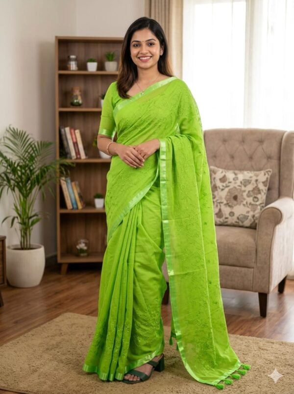 ✨ Embroidery Premium Half Silk Sharee ✨🚚 সারাদেশে ফ্রি হোম ডেলিভারি ✨ প্রিমিয়াম হাফ সিল্ক এমব্রয়ডারি শাড়ি ✨