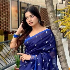 ✨ Chanderi Silk Sharee with Blouse Piece ✨🚚 সারাদেশে ফ্রি হোম ডেলিভারি ✨ প্রিমিয়াম চান্দেরি সিল্ক শাড়ি ✨